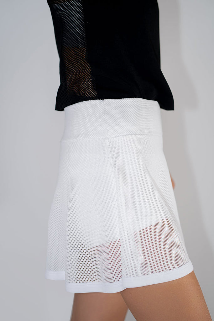 Aleksandra Skort - White sustainable fashion