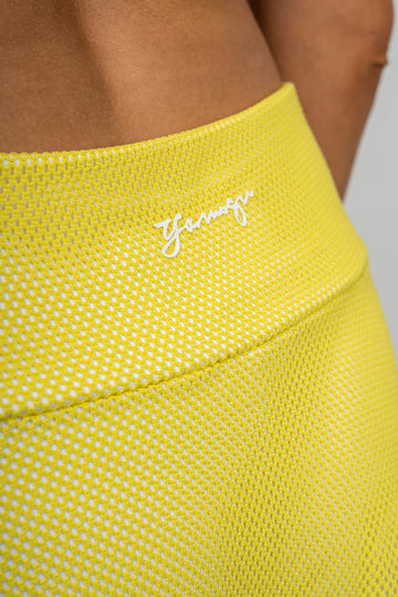 Aleksandra Skort - Yellow sustainable fashion