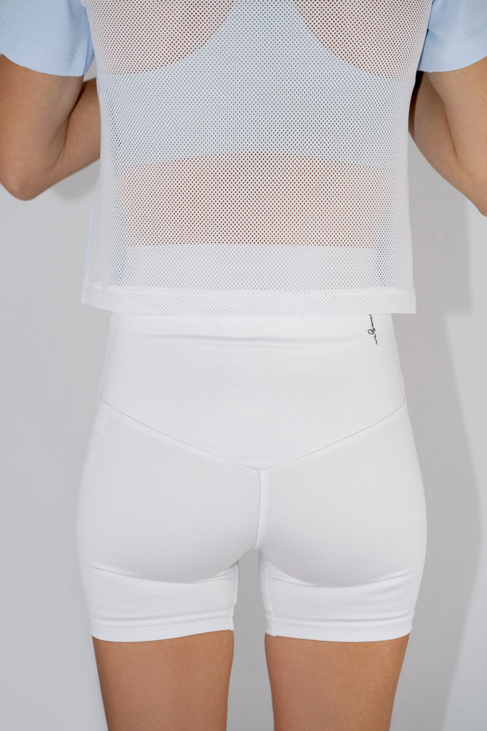 Daria Active Shaper Short - White sustainable fashion