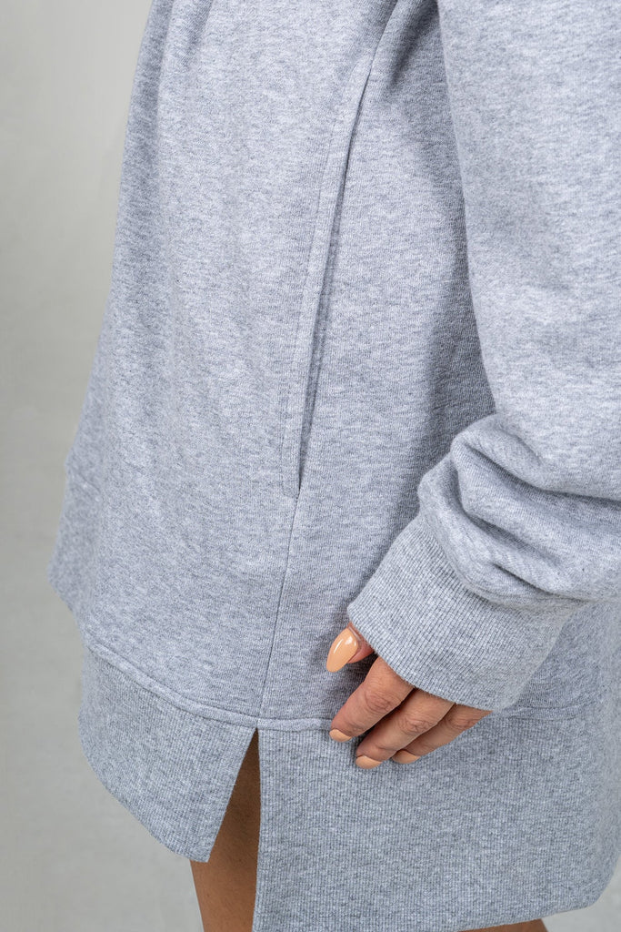 The Ecolena Hoodie - Grey sustainable fashion pickleball activewear