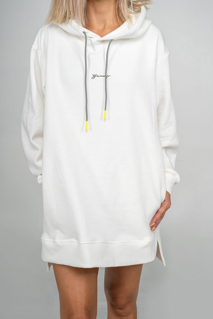 The Ecolena Hoodie - Ivory sustainable fashion luxury activewear