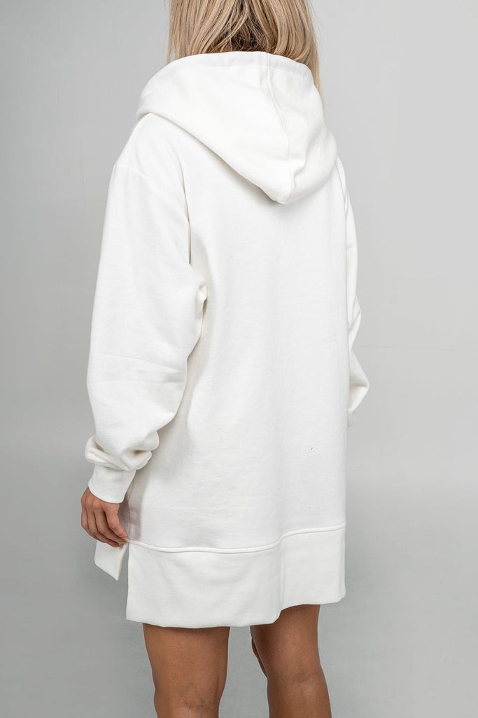 The Ecolena Hoodie - Ivory sustainable fashion pickleball hoodie