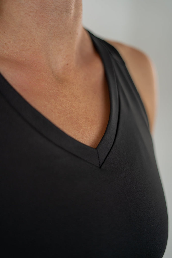 Madison Dress - Black sustainable fashion pickleball dress