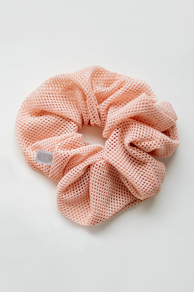 Scrunchies sustainable fashion blush