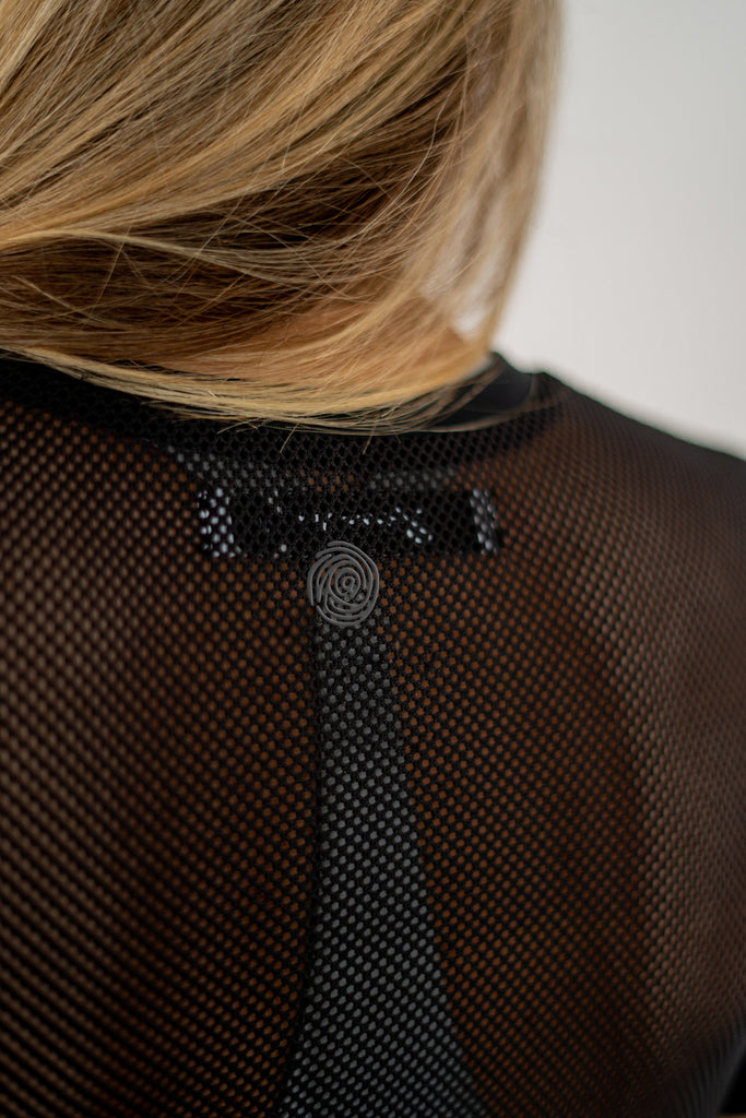 Bianca Crop Tee sustainable fashion meshback tshirt