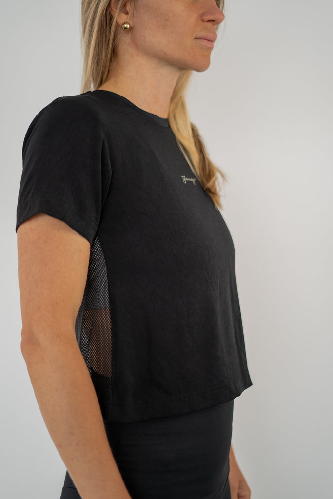 Bianca Crop Tee sustainable fashion activewear tshirt