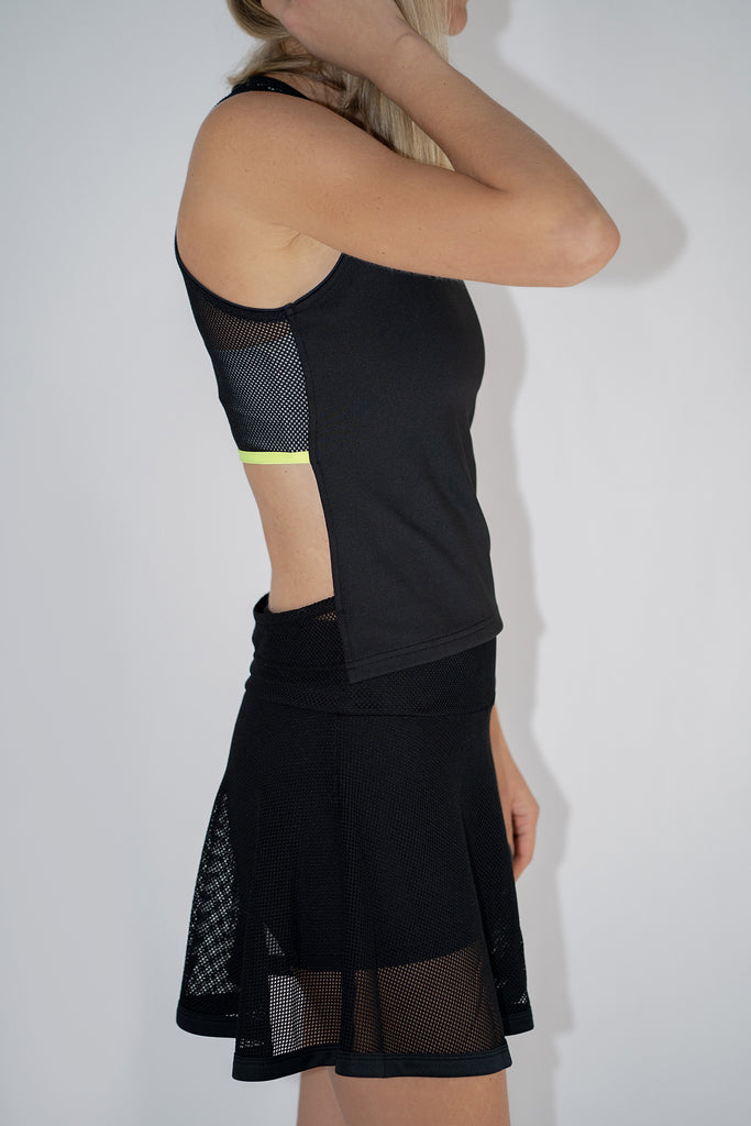 Steffi Open Back Top sustainable fashion tennis activewear